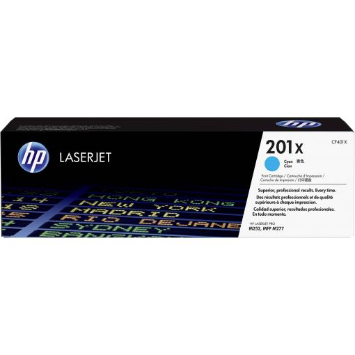 HP Toner 201X originál azurová 2300 Seiten CF401X
