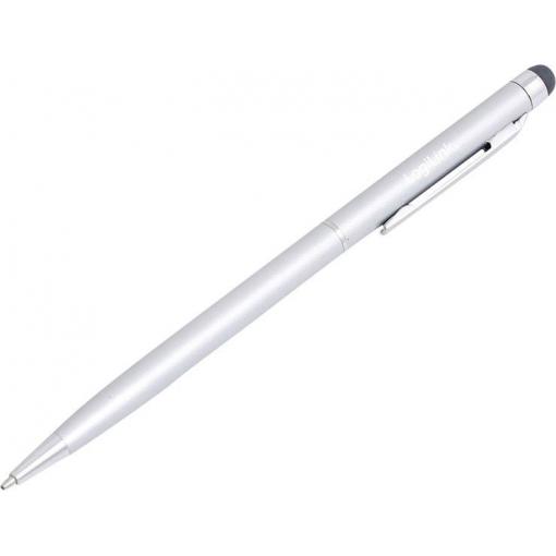 LogiLink AA0041 dotykové pero s kuličkovým perem stříbrná