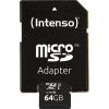 Intenso Professional paměťová karta microSDXC 64 GB Class 10, UHS-I vč. SD adaptéru