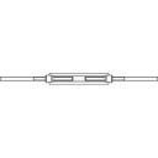 TOOLCRAFT 136594 napínák se dvěma svařovacími konci M12 ocel galvanizováno zinkem DIN 1480 1 ks