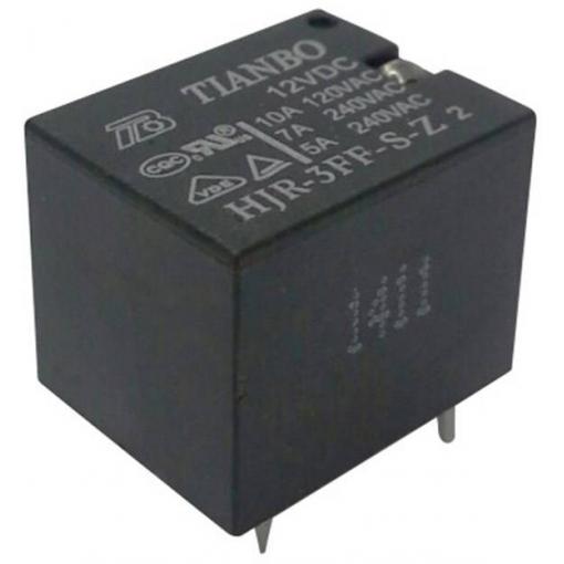 Tianbo Electronics HJR-3FF-S-Z 5VDC, 1366512 relé do DPS, monostabilní, 1 cívka, 30 V/DC, 250 V/AC, 15 A, 1 ks
