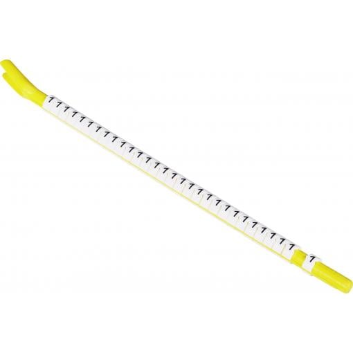 TE Connectivity STD02W-5 označovací klip na kabely Otisk (Kabelový značkovač) 5 Rozsah vnějšího průměru 1 do 1.80 mm 939726-000