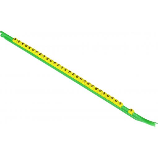 TE Connectivity STD03Y-7 označovací klip na kabely Otisk (Kabelový značkovač) 7 Rozsah vnějšího průměru 1.90 do 2.65 mm 443352-000