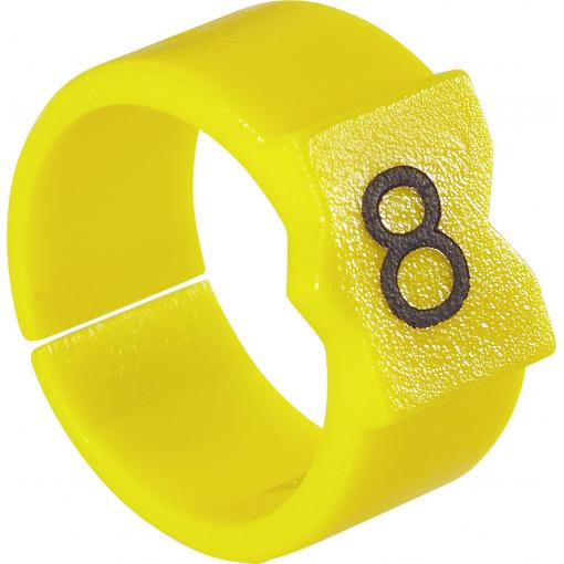 TE Connectivity STD09Y-R označovací klip na kabely Otisk (Kabelový značkovač) R Rozsah vnějšího průměru 3.25 do 4.50 mm 920140-000