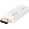 LogiLink CV0100 DisplayPort / HDMI adaptér [1x zástrčka DisplayPort - 1x HDMI zásuvka] bílá 0 mm