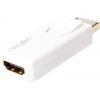 LogiLink CV0100 DisplayPort / HDMI adaptér [1x zástrčka DisplayPort - 1x HDMI zásuvka] bílá 0 mm