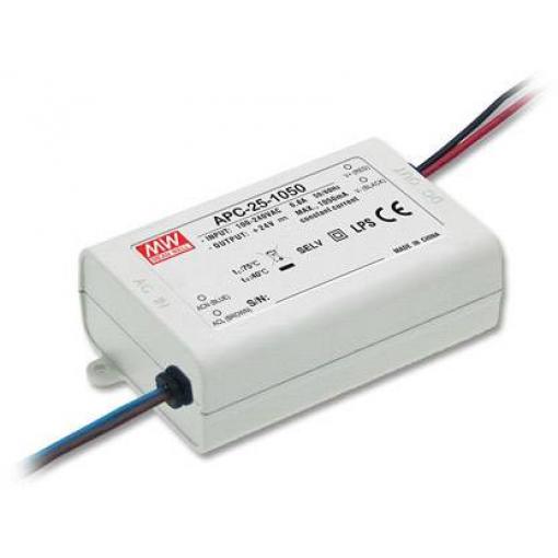 MEAN WELL APC-25-350 LED driver konstantní proud 24.5 W 0.35 A 25 - 70 V/DC bez možnosti stmívání, ochrana proti přepětí 1 ks