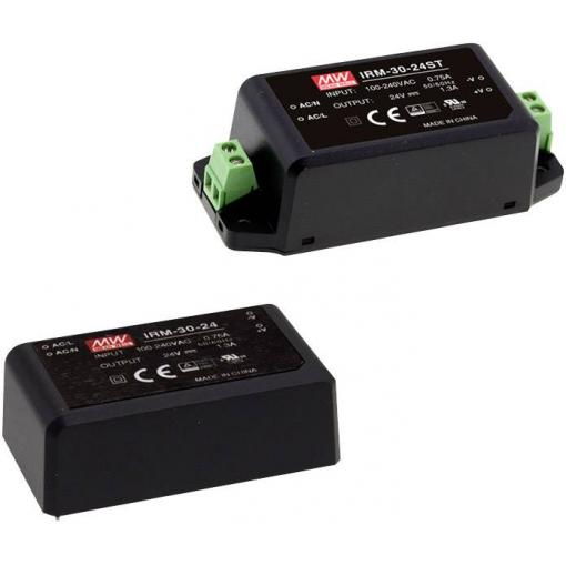 MEAN WELL IRM-30-5ST AC/DC zdroj do DPS 5 V 6000 mA 30 W