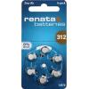 Renata knoflíkový článek ZA 312 1.4 V 6 ks 165 mAh zinko-vzduchová Hearing Aid PR41