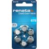 Renata knoflíkový článek ZA 675 1.4 V 6 ks 660 mAh zinko-vzduchová Hearing Aid PR44
