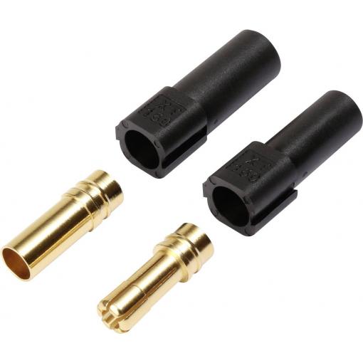 Reely 1373205 zásuvkový konektor k propojení akumulátoru a regulátoru RC modelu, zástrčkový konektor k propojení akumulátoru a regulátoru RC modelu XT150, 6 mm