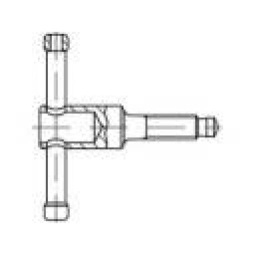 TOOLCRAFT 137873 křídlový šroub M20 90 mm DIN 6306 ocel leštěný 1 ks