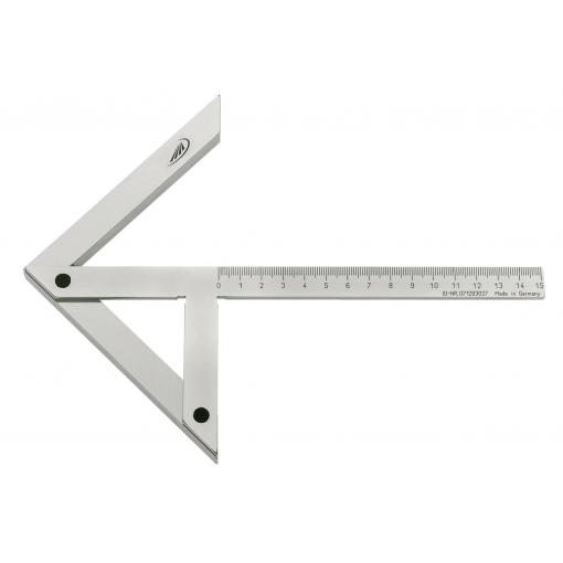 HELIOS PREISSER Präzisions-Zentrierwinkel 150x130mm WN 0380104 centrovací úhloměr