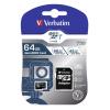 Verbatim PRO paměťová karta microSDXC 64 GB Class 10, UHS-I, UHS-Class 3 vč. SD adaptéru