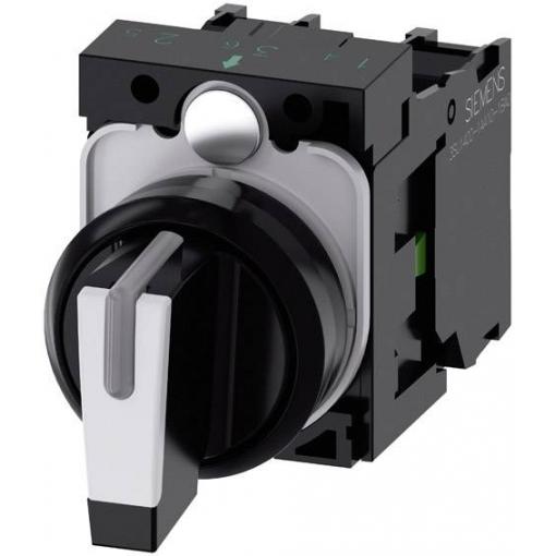 Siemens 3SU11002BL601NA0 3SU1100-2BL60-1NA0 kloubový spínač černá, bílá 2 x 45 ° 1 ks