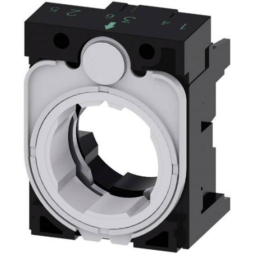 Siemens 3SU1500-0AA10-0AA0 3SU15000AA100AA0 Holder 3násobné provedení (š x v) 30 mm x 40 mm šedá, černá 1 ks