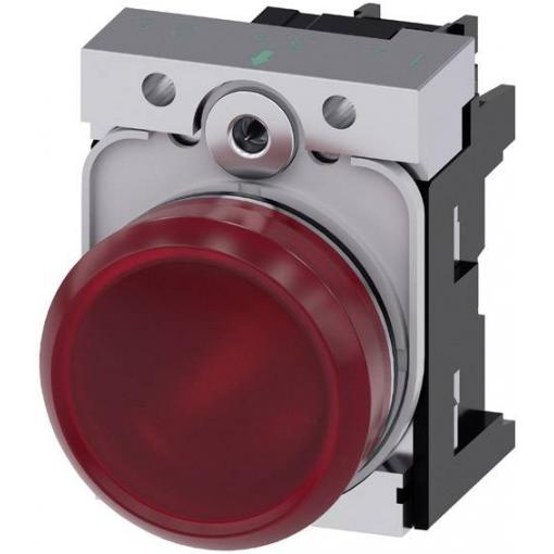 Siemens 3SU1152-6AA20-1AA0 světelný hlásič Vysoký lesk červená 24 V/AC, 24 V/DC 1 ks