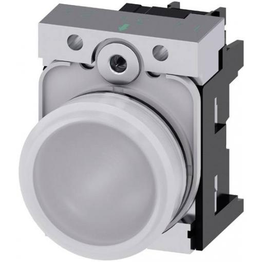Siemens 3SU1152-6AA60-1AA0 signalizační světlo Vysoký lesk bílá 24 V/AC, 24 V/DC 1 ks
