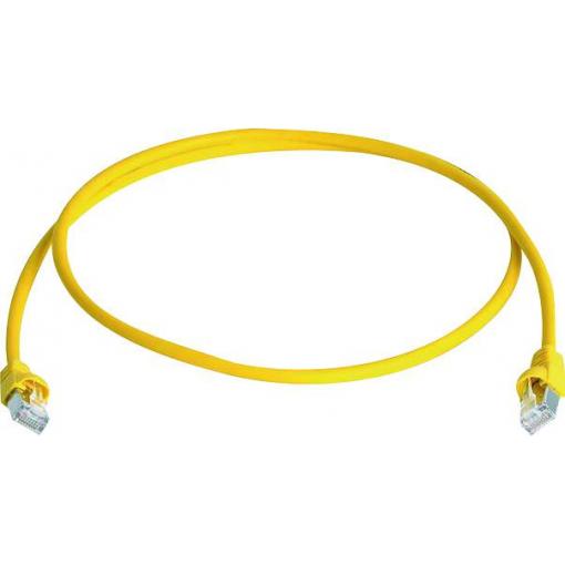 Telegärtner 100009132 RJ45 síťové kabely, propojovací kabely CAT 6A S/FTP 25.00 m žlutá samozhášecí, bez halogenů, UL certifikace 1 ks