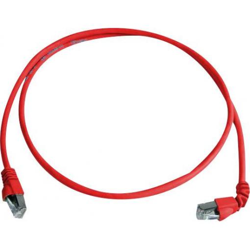 Telegärtner 100008289 RJ45 síťové kabely, propojovací kabely CAT 6A S/FTP 2.00 m červená samozhášecí, bez halogenů 1 ks