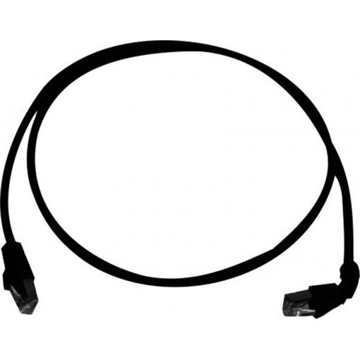 Telegärtner 100008489 RJ45 síťové kabely, propojovací kabely CAT 6A S/FTP 3.00 m černá samozhášecí, bez halogenů 1 ks