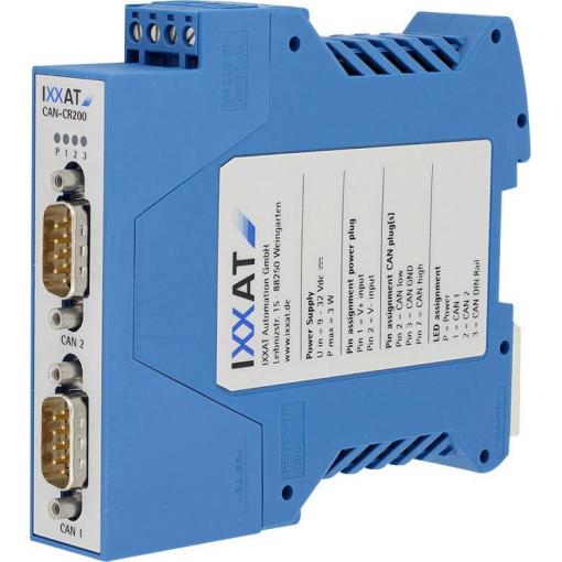 Ixxat 1.01.0067.44010 CAN-CR200 CAN opakovač datová sběrnice CAN 24 V/DC 1 ks