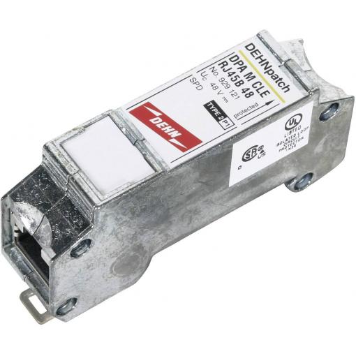 DEHN 929121 DPA M CLE RJ45B 48 svodič pro přepěťovou ochranu Přepětová ochrana pro: rozvodná skříň, síť (RJ45) 10 kA 1 ks