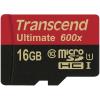 Transcend Ultimate (600x) paměťová karta microSDHC 16 GB Class 10, UHS-I vč. SD adaptéru