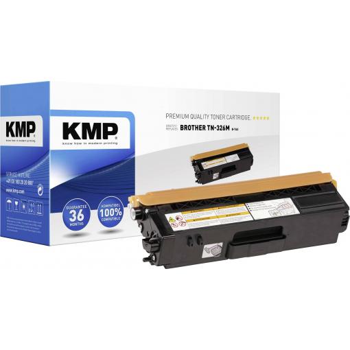 KMP náplň do tiskárny náhradní Brother TN-326M, TN326M kompatibilní purppurová 3500 Seiten B-T63