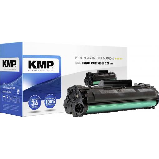 KMP Toner náhradní Canon 728 kompatibilní černá 2300 Seiten C-T27 1230,1000