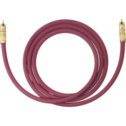 Oehlbach 2054 audio kabel 2.00 m bordó