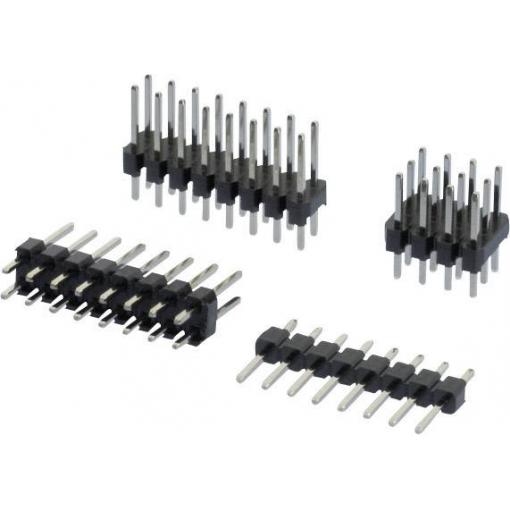 W & P Products pinová lišta (standardní) Počet řádků: 2 Počet kontaktů v řadě: 50 944-13-100-00 1 ks