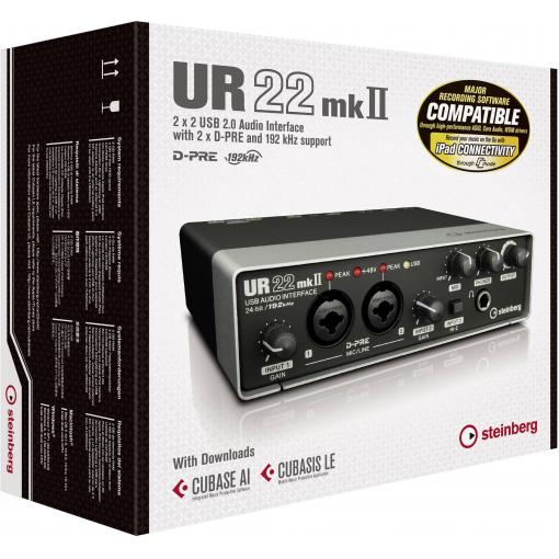 Audio rozhraní Steinberg UR22 MKII vč. softwaru