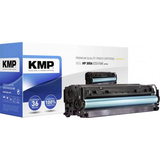 KMP Toner náhradní HP 305A, CE410A kompatibilní černá 2200 Seiten H-T196 1233,0000