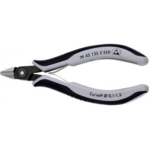 Knipex 79 42 125 Z ESD ESD boční štípací kleště s fazetou 125 mm