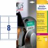 Avery-Zweckform L7914-10 Fóliové etikety 99.1 x 67.7 mm polyethylenová fólie bílá 80 ks trvalé barevná laserová tiskárna, laserová tiskárna, barevná kopírka,