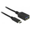 Delock USB 3.0 adaptér [1x USB-C® zástrčka - 1x USB 3.2 gen. 1 zásuvka A] 65634 15.00 cm