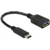 Delock USB 3.0 adaptér [1x USB-C® zástrčka - 1x USB 3.2 gen. 1 zásuvka A] 65634 15.00 cm