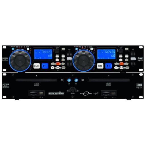 IMG Stageline CD-230USB DJ Double CD MP3 player
