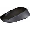 Logitech M171 optická myš, přenos bezdrátový, bezdrátový, 3 tlačítko, 1000 dpi, černá, šedá