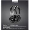 Vivanco SR 97 TV TV sluchátka Over Ear kabelová černá Potlačení hluku