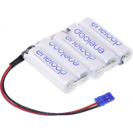 Panasonic eneloop Reihe F1x5 Graupner Akupack 5 x AA s kabelem, se zástrčkou Ni-MH 6 V 1900 mAh