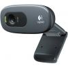Logitech C270 HD webkamera, 1280 x 720 Pixel, stojánek, upínací uchycení