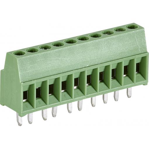 TE Connectivity 282834-8 šroubová svorkovnice 1.4 mm² Pólů 8 zelená 1 ks