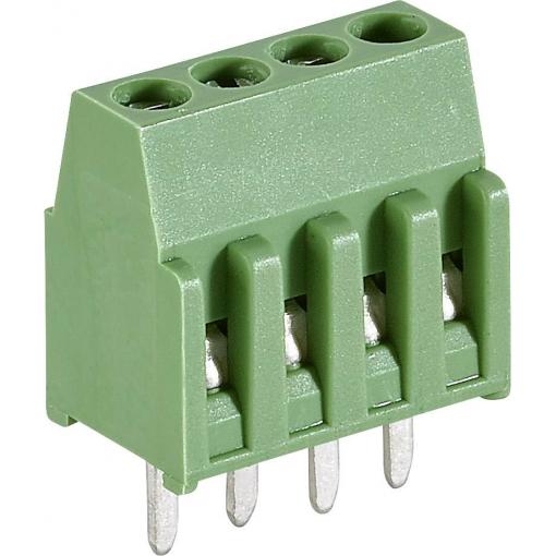 TE Connectivity 282834-6 šroubová svorkovnice 1.4 mm² Pólů 6 zelená 1 ks