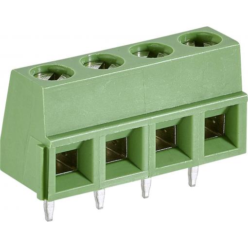 TE Connectivity 282836-4 šroubová svorkovnice 1.31 mm² Pólů 4 zelená 1 ks