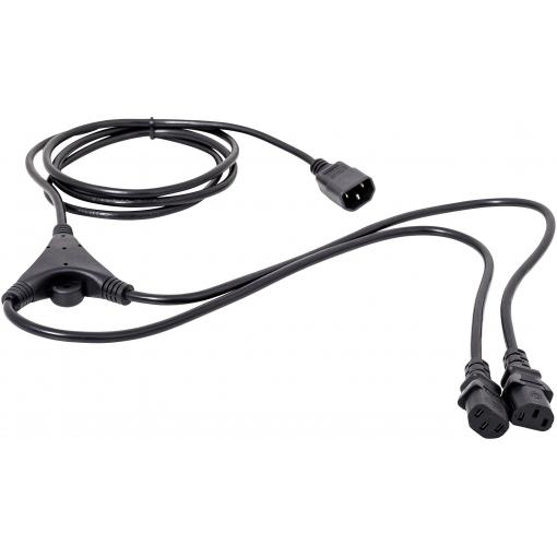 HAWA 1008272 IEC Y kabel černá 2.35 m
