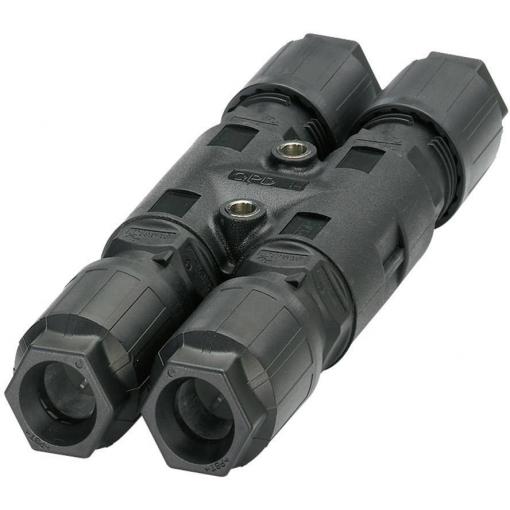 Phoenix Contact QPD H 4PE2,5 4X9-16 BK 1406369 rozvaděč pro kulatý faston, 1 ks