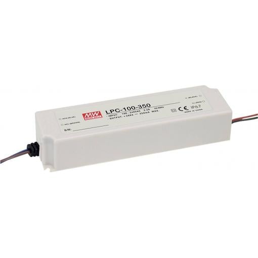 MEAN WELL LPC-100-2100 LED driver konstantní proud 100 W 2.1 A 24 - 48 V/DC bez možnosti stmívání, ochrana proti přepětí 1 ks