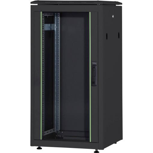 Digitus DN-19 42U-6/10-B-1 19 skříň pro datové sítě (š x v x h) 600 x 2053 x 1000 mm 42 U černá (RAL 9005)